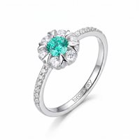 Ring Brosway Woman FANCY - AQUA GREEN in Silver FAG30